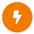 Lightning bolt icon