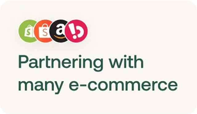 Partnering with many e-commerce